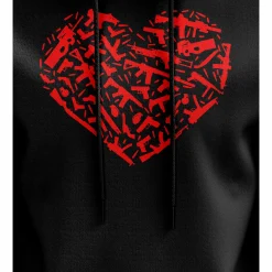 We The People Holsters Gun Heart Hoodie Black Sale