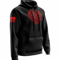 We The People Holsters Gun Heart Hoodie Black Sale