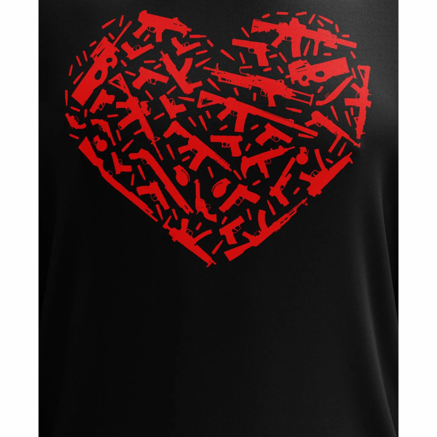 We The People Holsters Gun Heart Long Sleeve Shirt Black Clearance