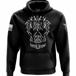 We The People Holsters Gun Skull Hoodie Black Outlet