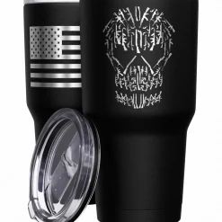 We The People Holsters Gun Skull Stainless Steel Tumbler Best