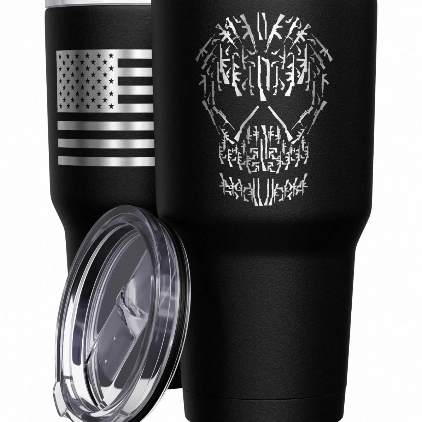 We The People Holsters Gun Skull Stainless Steel Tumbler Best