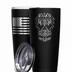 We The People Holsters Gun Skull Stainless Steel Tumbler Best
