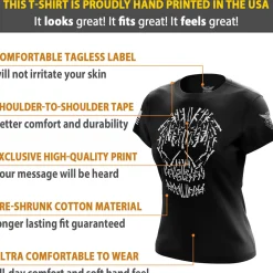 We The People Holsters Gun Skull Women's Short Sleeve Shirt Discount