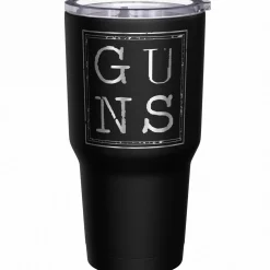 We The People Holsters G-U-N-S Stainless Steel Tumbler New