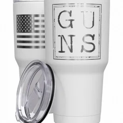 We The People Holsters G-U-N-S Stainless Steel Tumbler New
