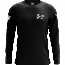 We The People Holsters Hawk Tuah Long Sleeve Shirt Black