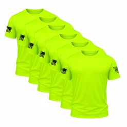 We The People Holsters Performance Shirt Bundle (6 Pack) Hi Vis Yellow Best
