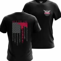 We The People Holsters Hold The Line - Fire Rescue Short Sleeve Shirt Black Hot