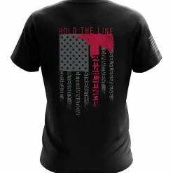 We The People Holsters Hold The Line - Fire Rescue Short Sleeve Shirt Black Hot