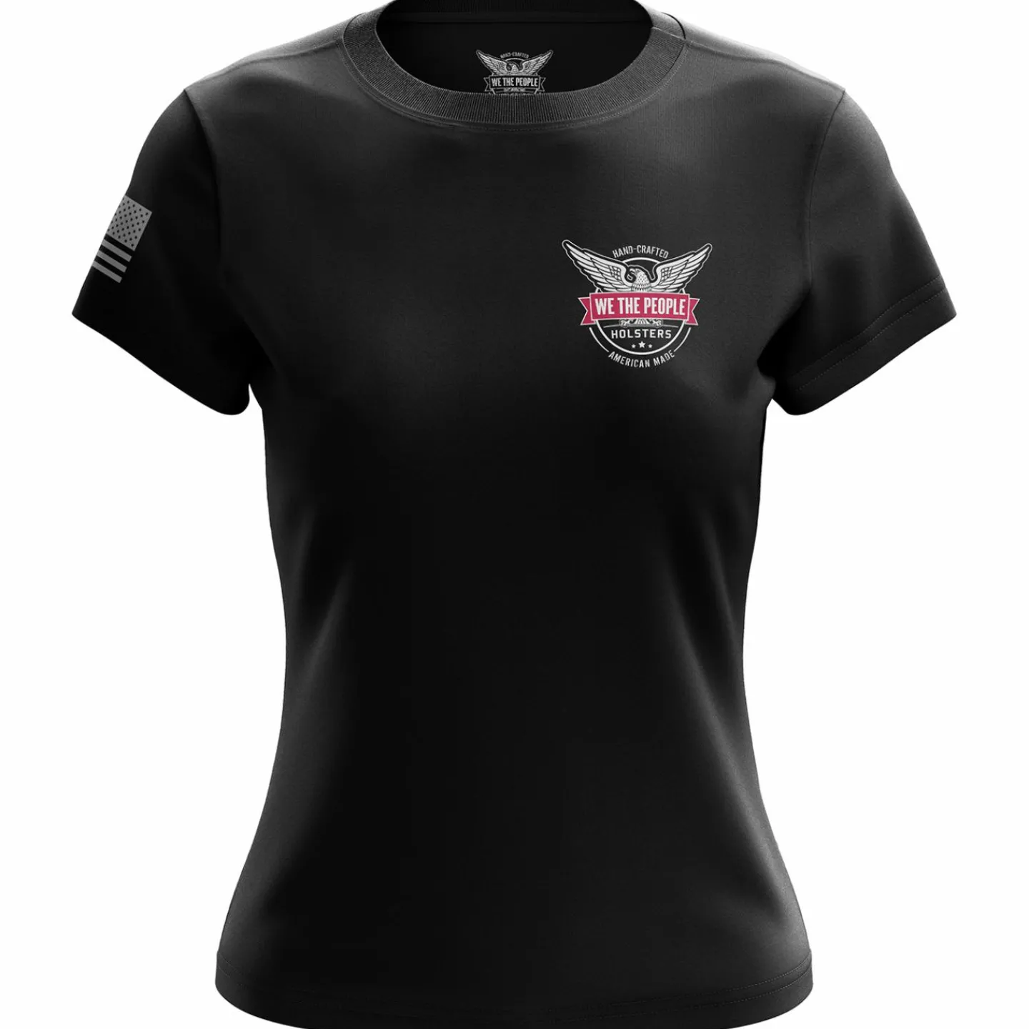 We The People Holsters Hold The Line - Fire Rescue Women's Short Sleeve Shirt Black Hot