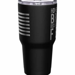 We The People Holsters Home of the Brave + American Flag Stainless Steel Tumbler Hot