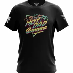 We The People Holsters Hot Dad Summer Short Sleeve Shirt Black Hot