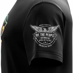 We The People Holsters Hot Dad Summer Short Sleeve Shirt Black Hot