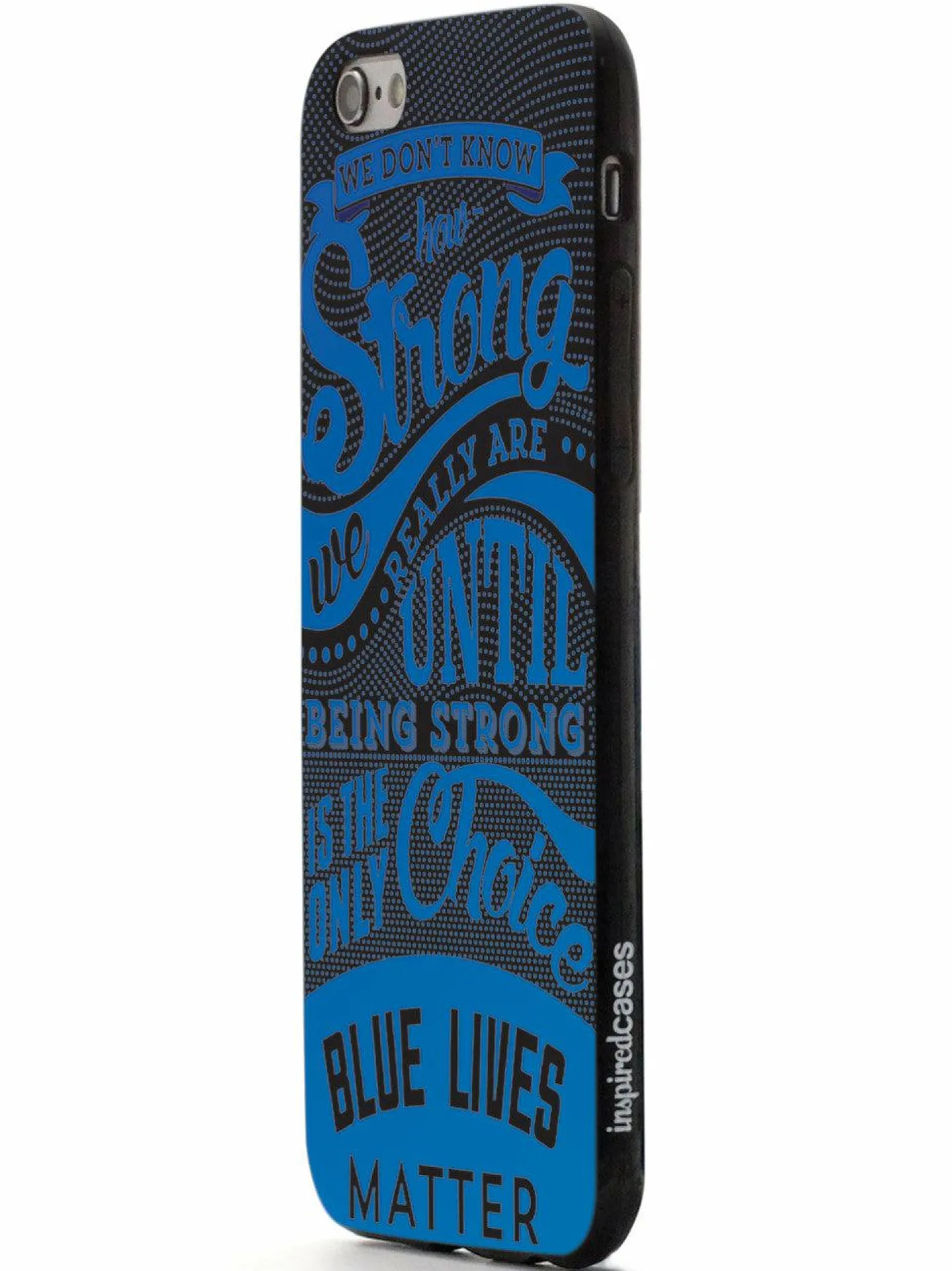 We The People Holsters How Strong - Blue Lives Matter - Black Case Hot