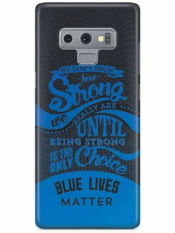 We The People Holsters How Strong - Blue Lives Matter - Black Case Hot