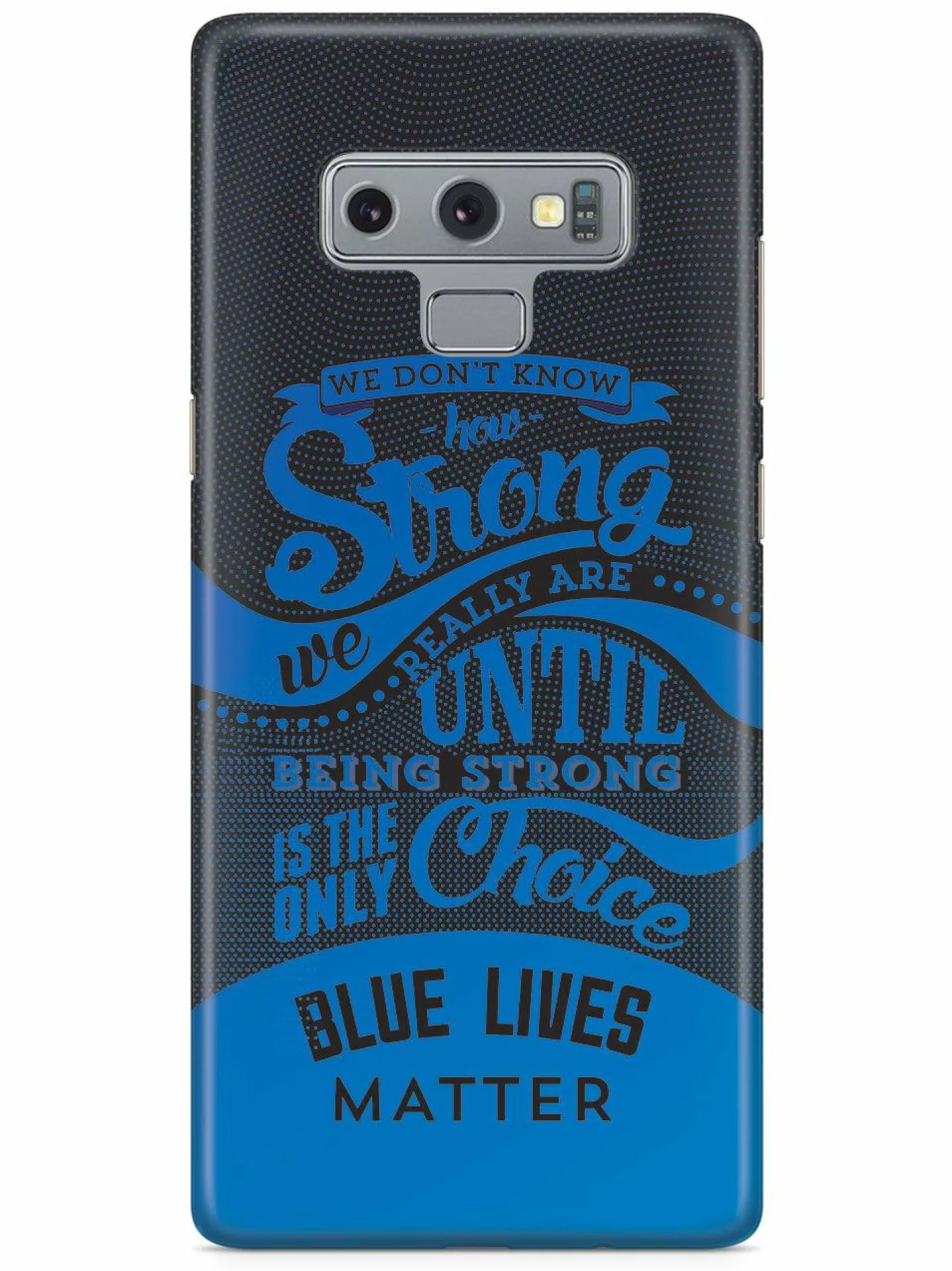 We The People Holsters How Strong - Blue Lives Matter - Black Case Hot
