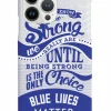 We The People Holsters How Strong - Blue Lives Matter - White Case