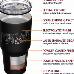 We The People Holsters I Don't Run Stainless Steel Tumbler Online
