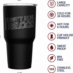 We The People Holsters I Don't Run Stainless Steel Tumbler Online