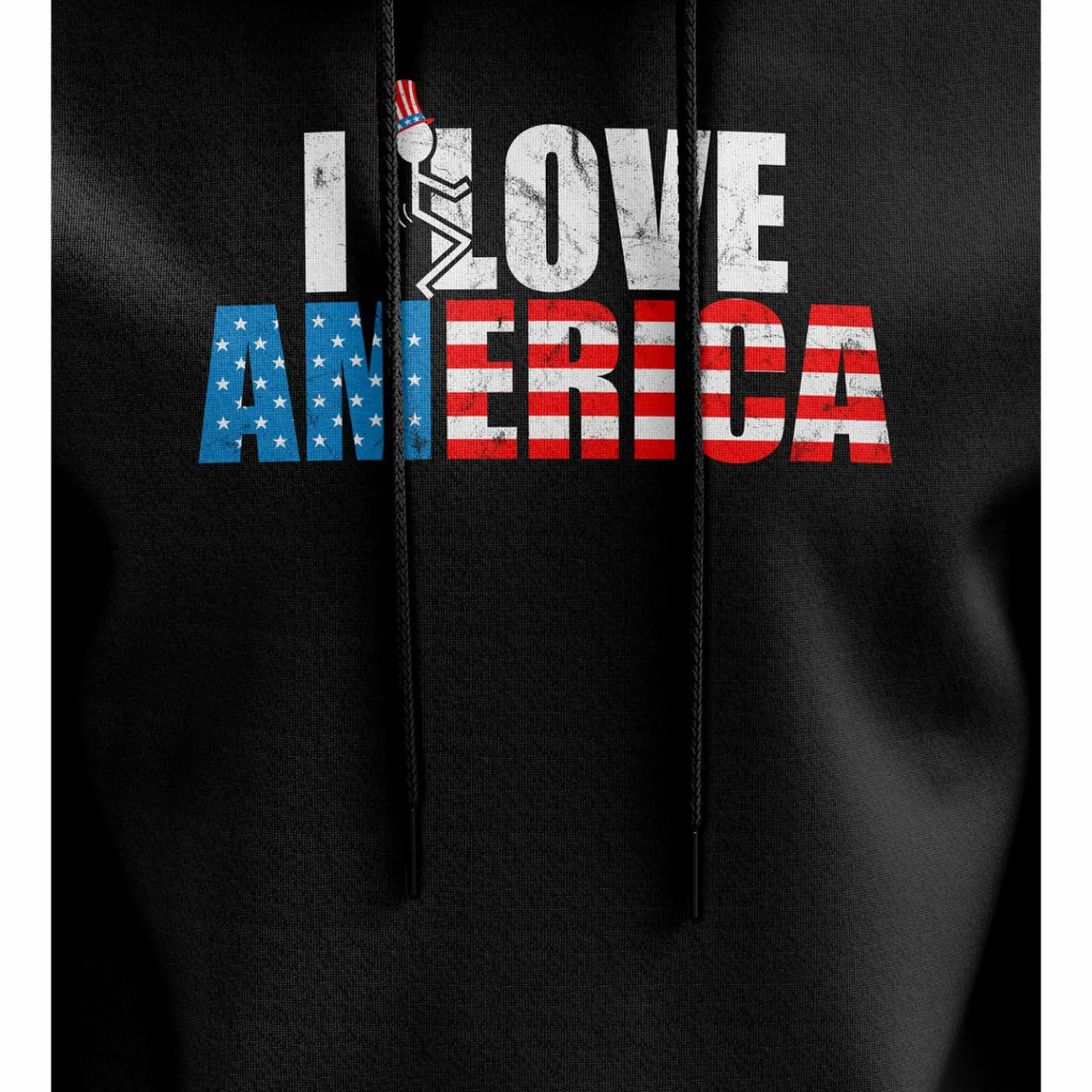 We The People Holsters I F'n Love America Hoodie Black Sale