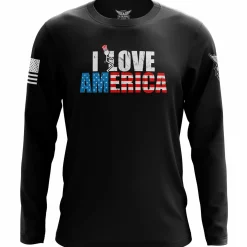We The People Holsters I F'n Love America Long Sleeve Shirt Black