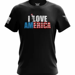 We The People Holsters I F'n Love America Short Sleeve Shirt Black Hot