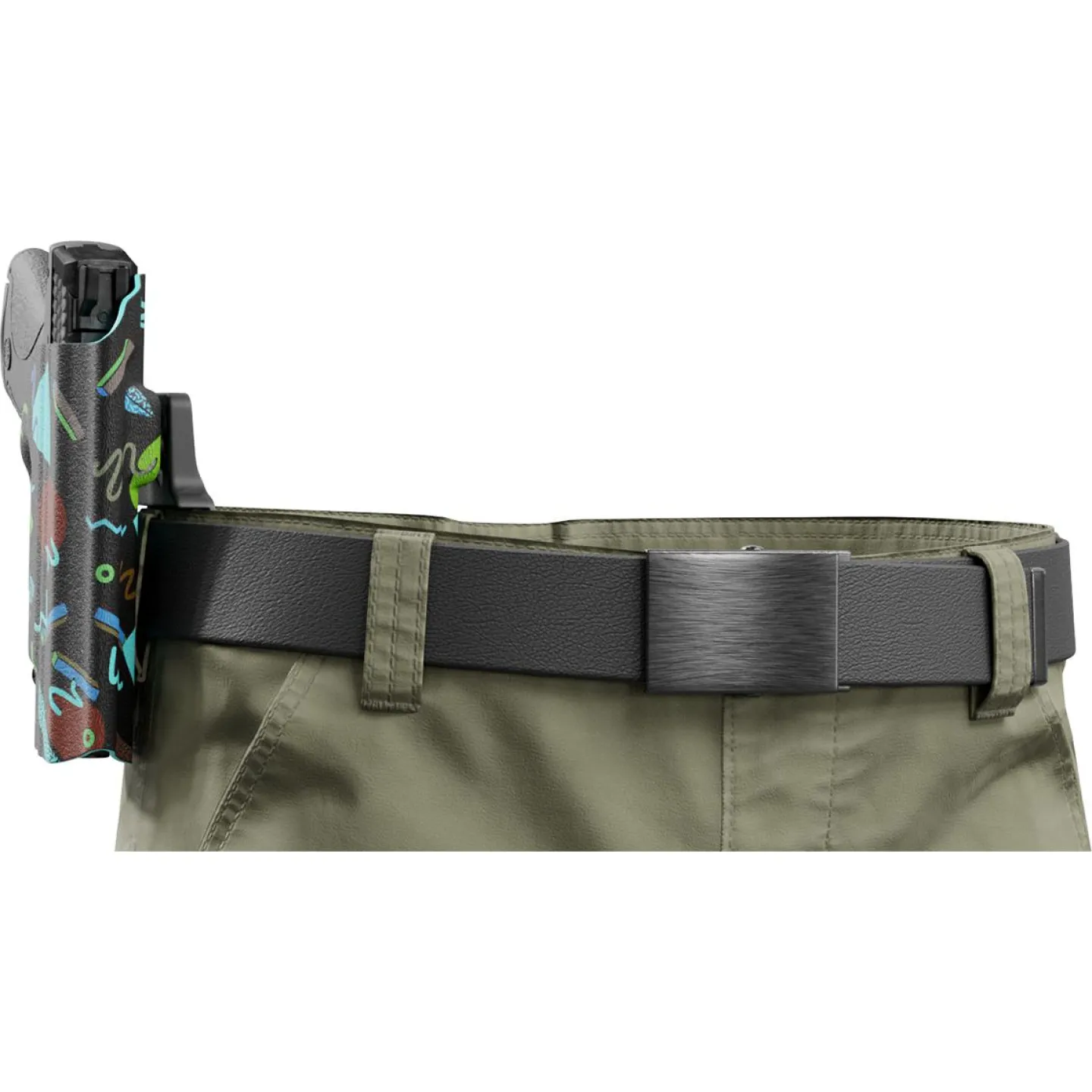 We The People Holsters I Love the 90's Custom Printed Holster - OWB Kydex Holster