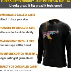We The People Holsters Ice Cream AK Long Sleeve Shirt Black