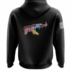 We The People Holsters Ice Cream AK Zip Up Hoodie Black Best