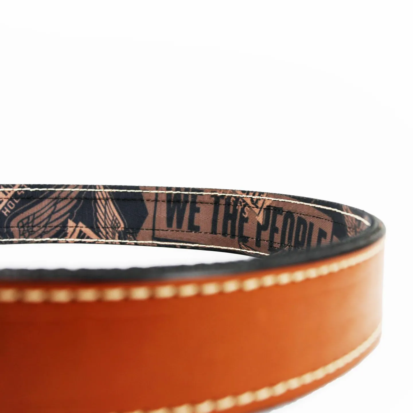 We The People Holsters Independence Leather Gun Belt Reinforced with Scuba Nylon Outlet