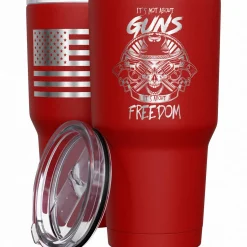 We The People Holsters It's Not About Guns, It's About Freedom Stainless Steel Tumbler New