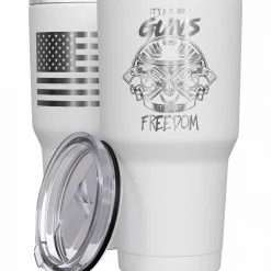 We The People Holsters It's Not About Guns, It's About Freedom Stainless Steel Tumbler New