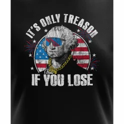 We The People Holsters It's Only Treason If You Lose Women's Short Sleeve Shirt Black Best