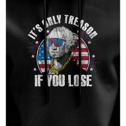 We The People Holsters It's Only Treason If You Lose Hoodie Black New