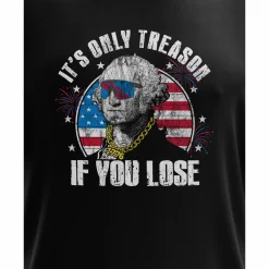 We The People Holsters It's Only Treason If You Lose Short Sleeve Shirt Black Clearance