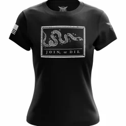 We The People Holsters Join or Die Women's Short Sleeve Shirt Black Outlet