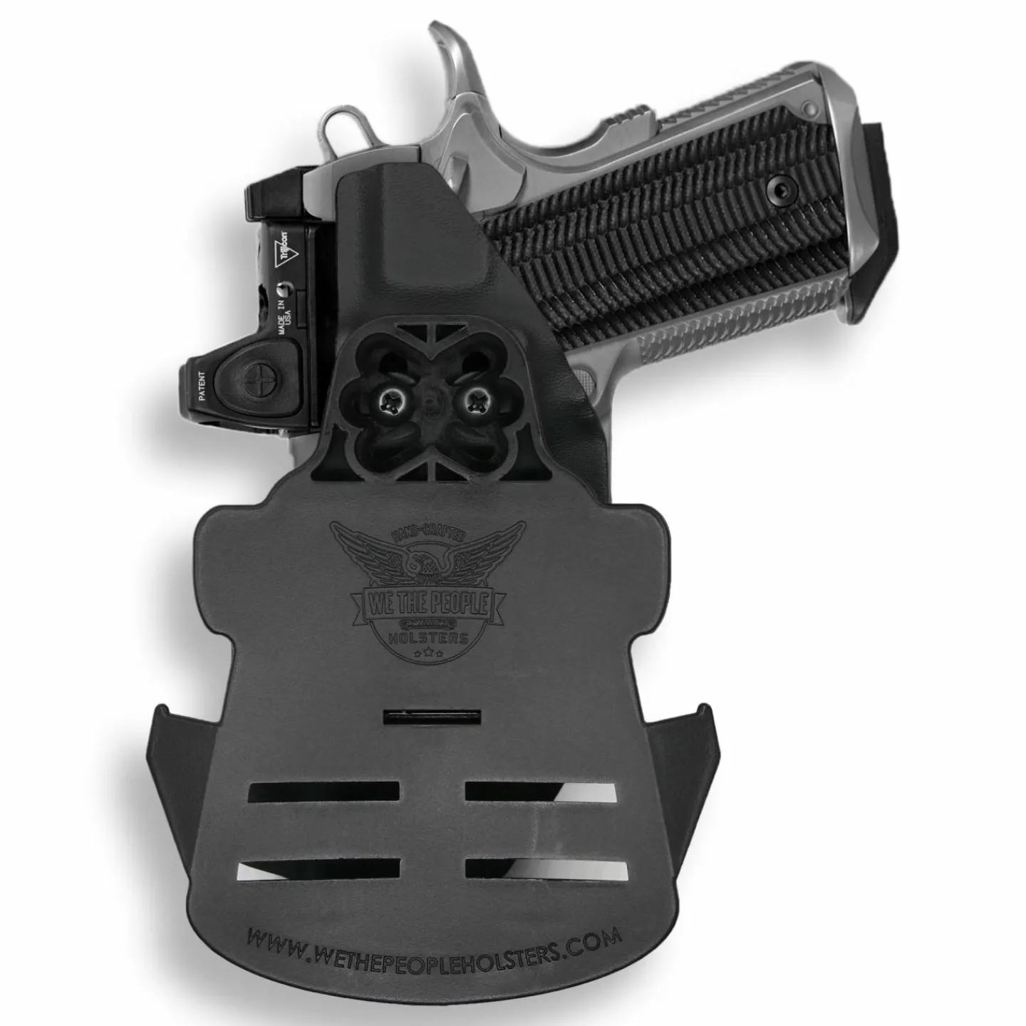 We The People Holsters Kimber 1911 3.25" 45ACP No Rail Only Red Dot Optic Cut OWB Holster Hot