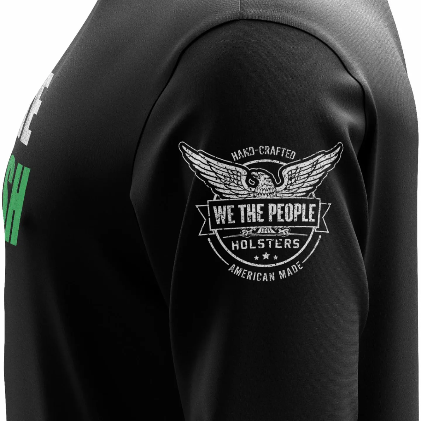 We The People Holsters Kiss me, I'm F'n Irish Long Sleeve Shirt Black Sale