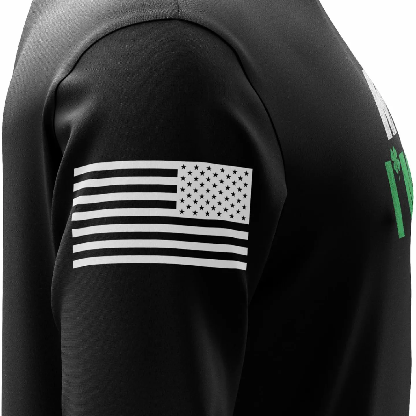 We The People Holsters Kiss me, I'm F'n Irish Long Sleeve Shirt Black Sale