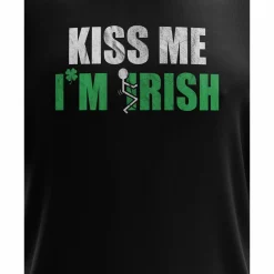 We The People Holsters Kiss me, I'm F'n Irish Short Sleeve Shirt Black Discount