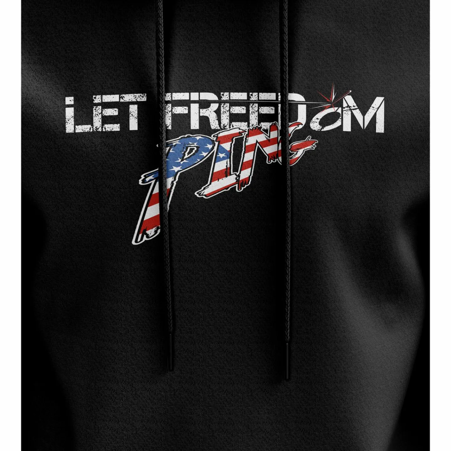 We The People Holsters Let Freedom PING Hoodie Black Clearance