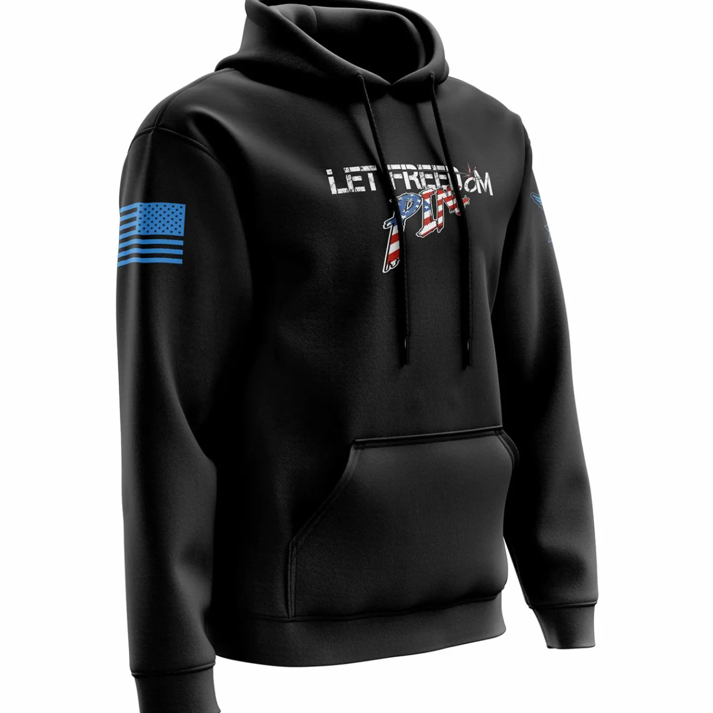 We The People Holsters Let Freedom PING Hoodie Black Clearance