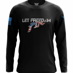 We The People Holsters Let Freedom PING Long Sleeve Shirt Black New