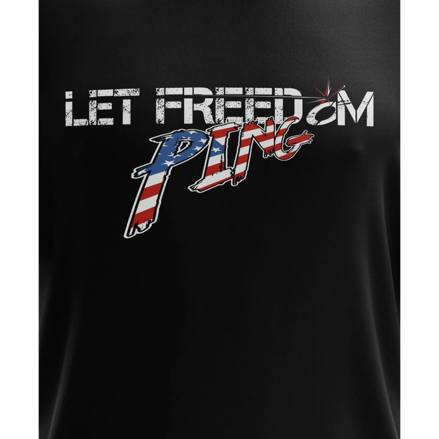 We The People Holsters Let Freedom PING Short Sleeve Shirt Black