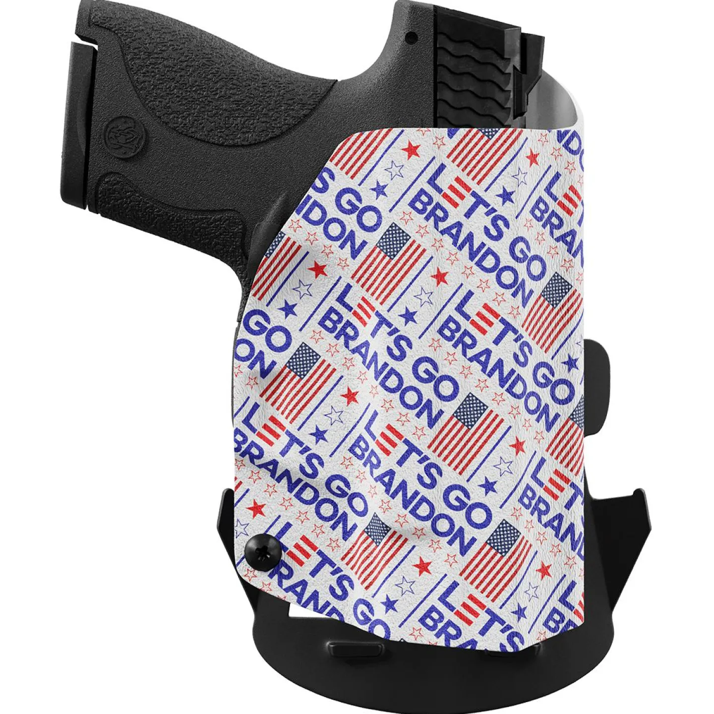 We The People Holsters Let's Go Brandon Custom Printed Holster - OWB Kydex Holster Clearance