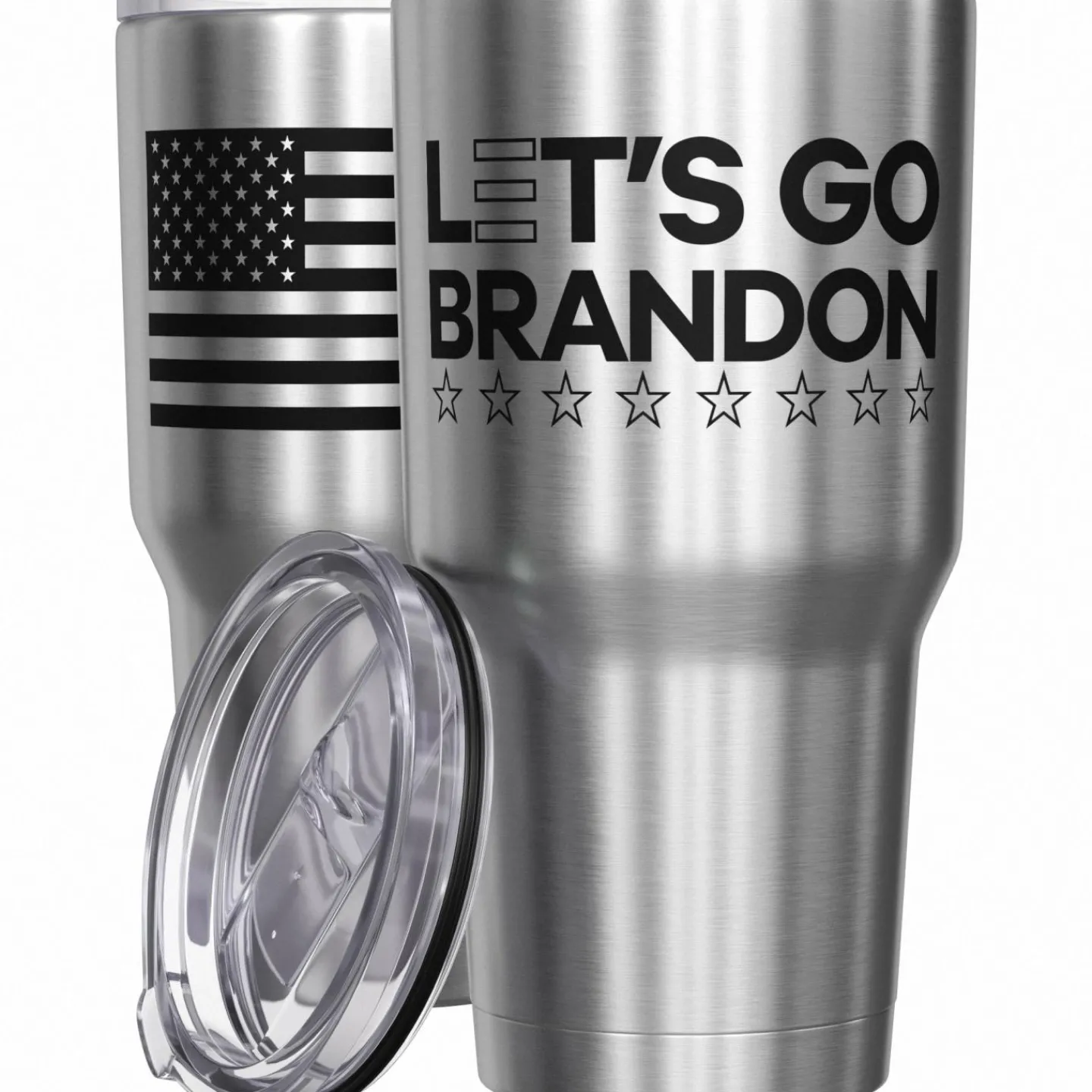 We The People Holsters Let's Go Brandon Stainless Steel Tumbler New