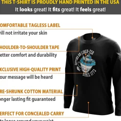 We The People Holsters Liber-tea Long Sleeve Shirt Black Hot