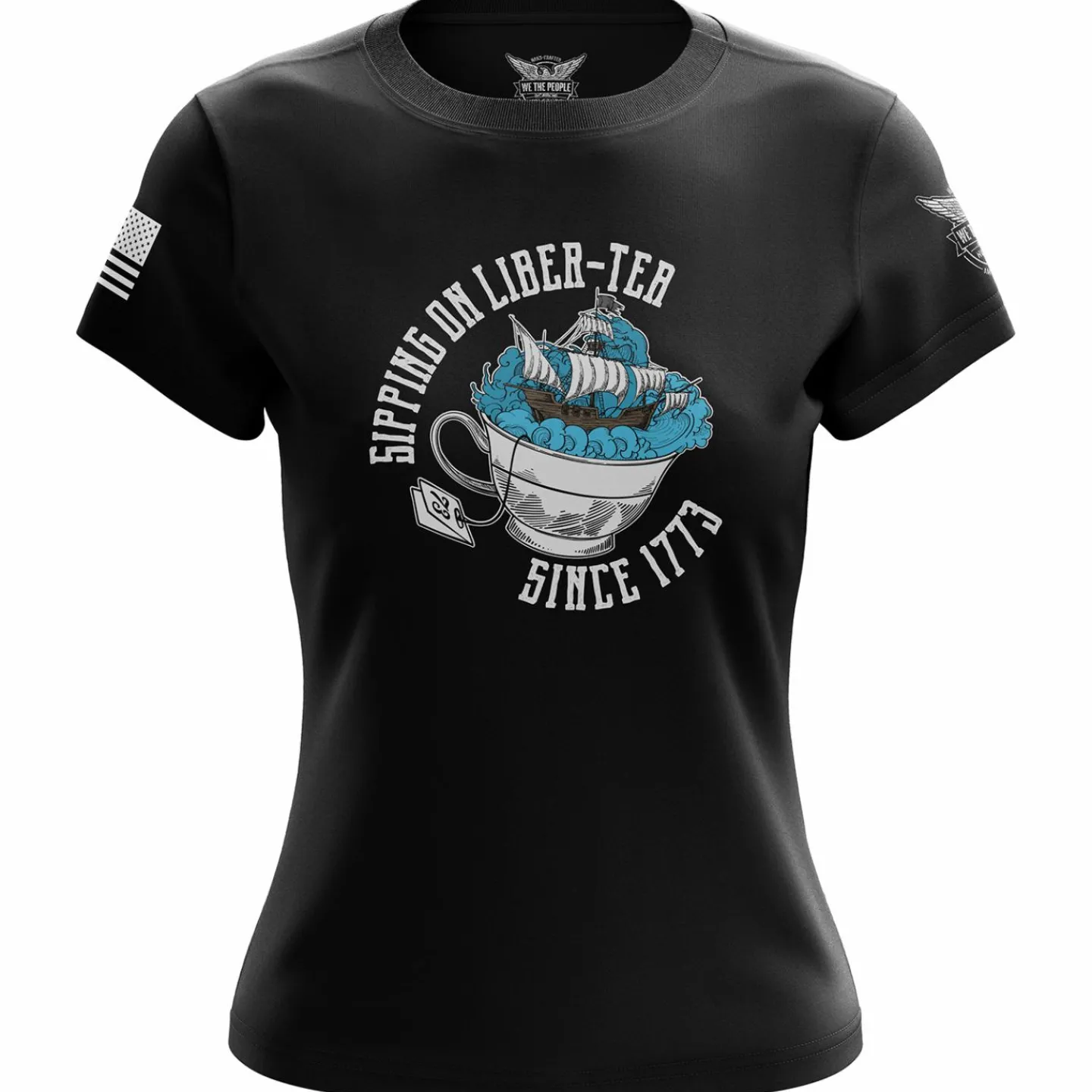 We The People Holsters Liber-tea Women's Short Sleeve Shirt Black Best