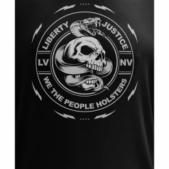 We The People Holsters Liberty And Justice Long Sleeve Shirt Black New